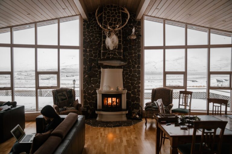 Wohnzimmer Winter Heizung Smart Home Loxone Heizkosten sparen